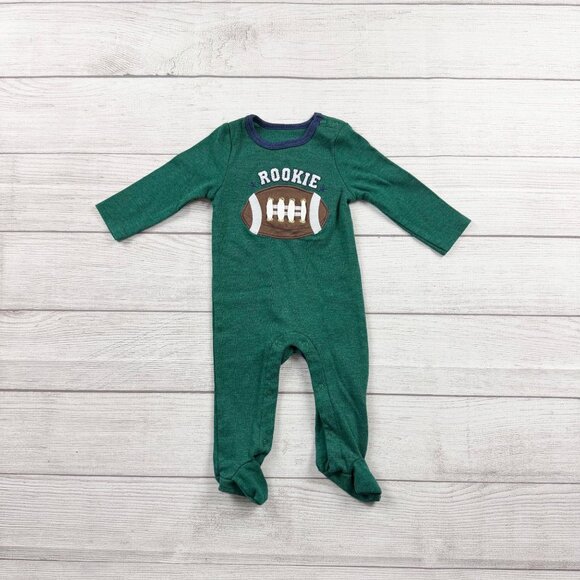 Sterling Baby Other - Sterling Baby Football Rookie Applique Pajamas